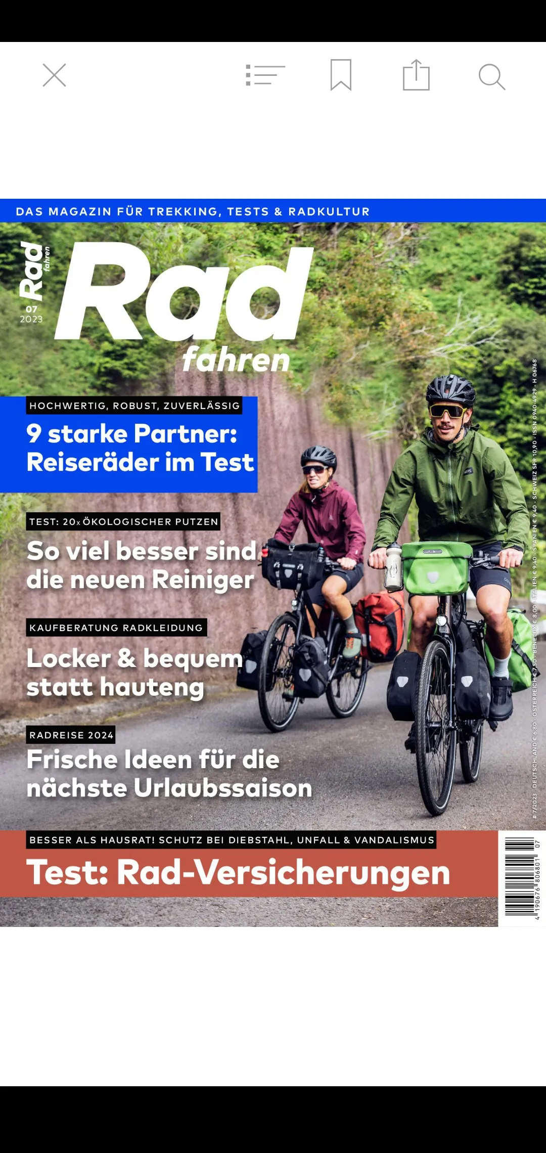 Radfahren - Das Magazin | Indus Appstore | Screenshot