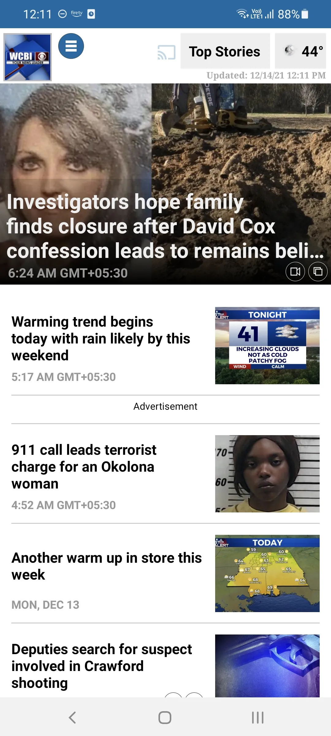 WCBI Mobile | Indus Appstore | Screenshot