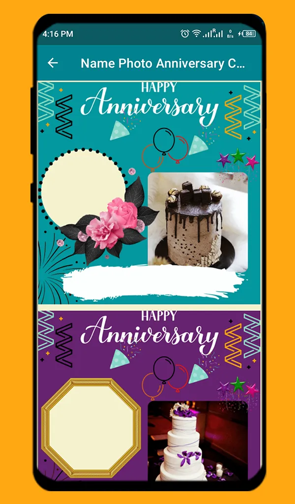 Name Photo on Anniversary Cake | Indus Appstore | Screenshot