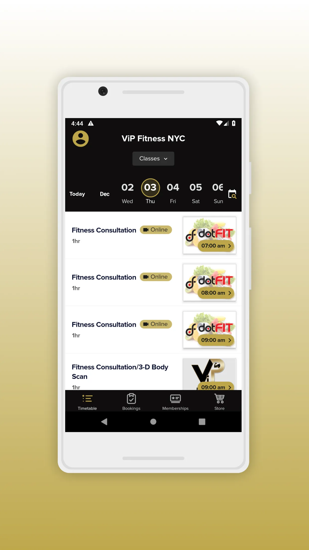 VIP Fitness NYC | Indus Appstore | Screenshot