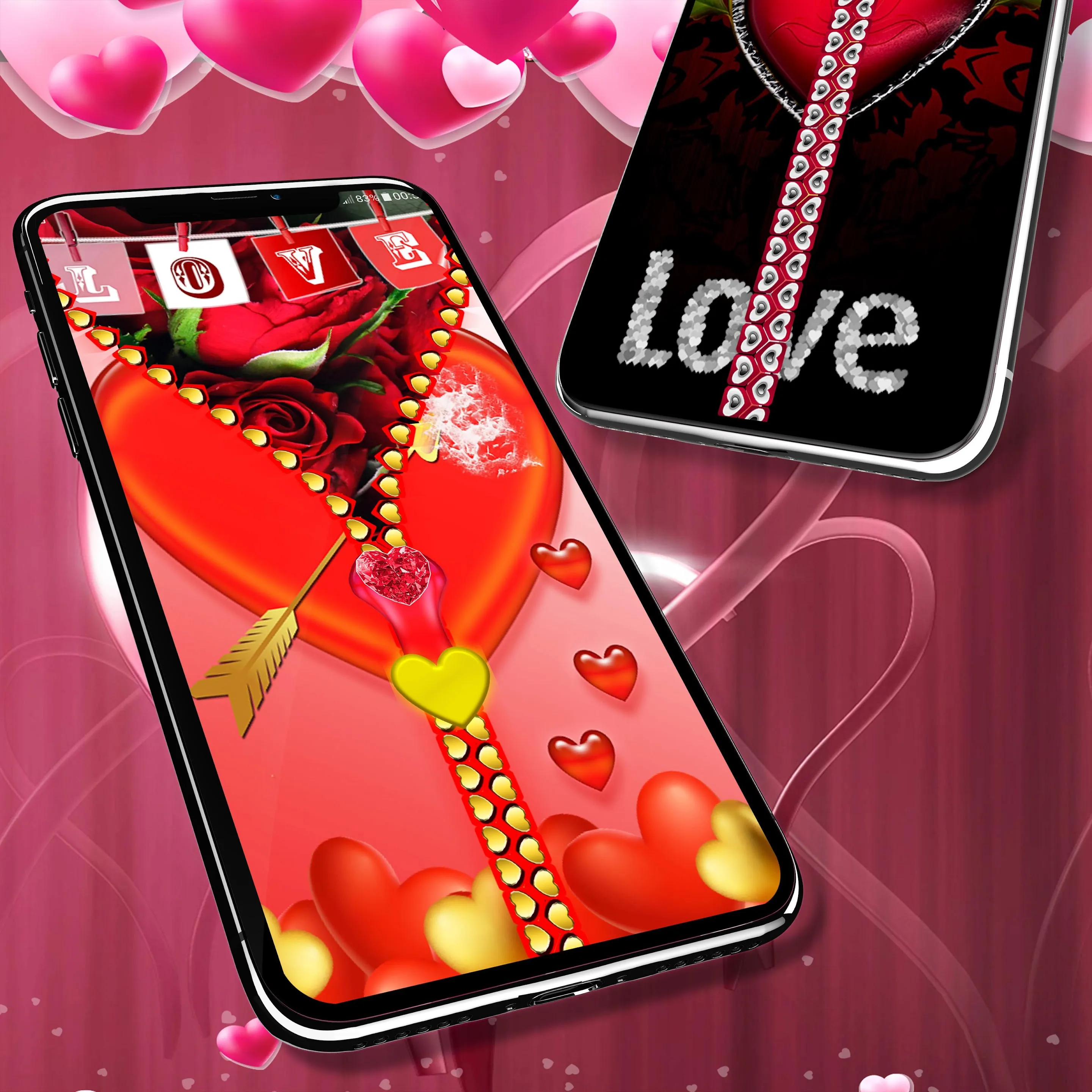 Valentines day zipper locker | Indus Appstore | Screenshot