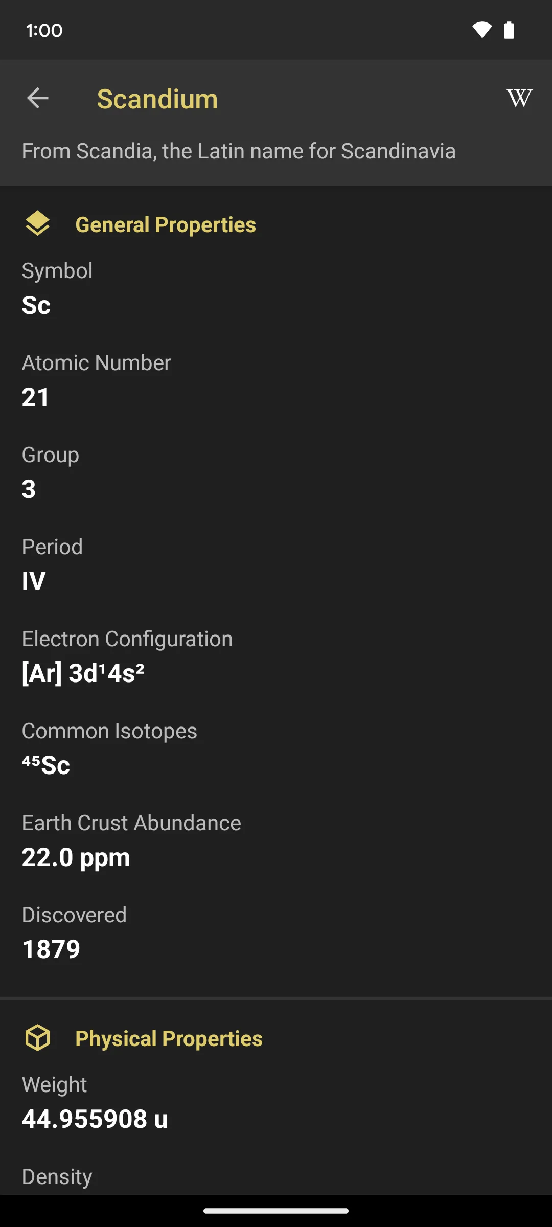 Periodic Table | Indus Appstore | Screenshot