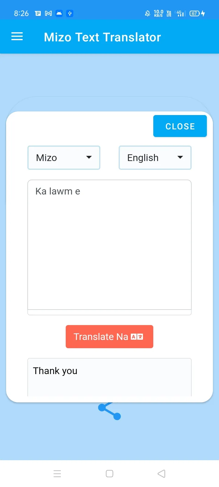 Mizo Text Translator | Indus Appstore | Screenshot