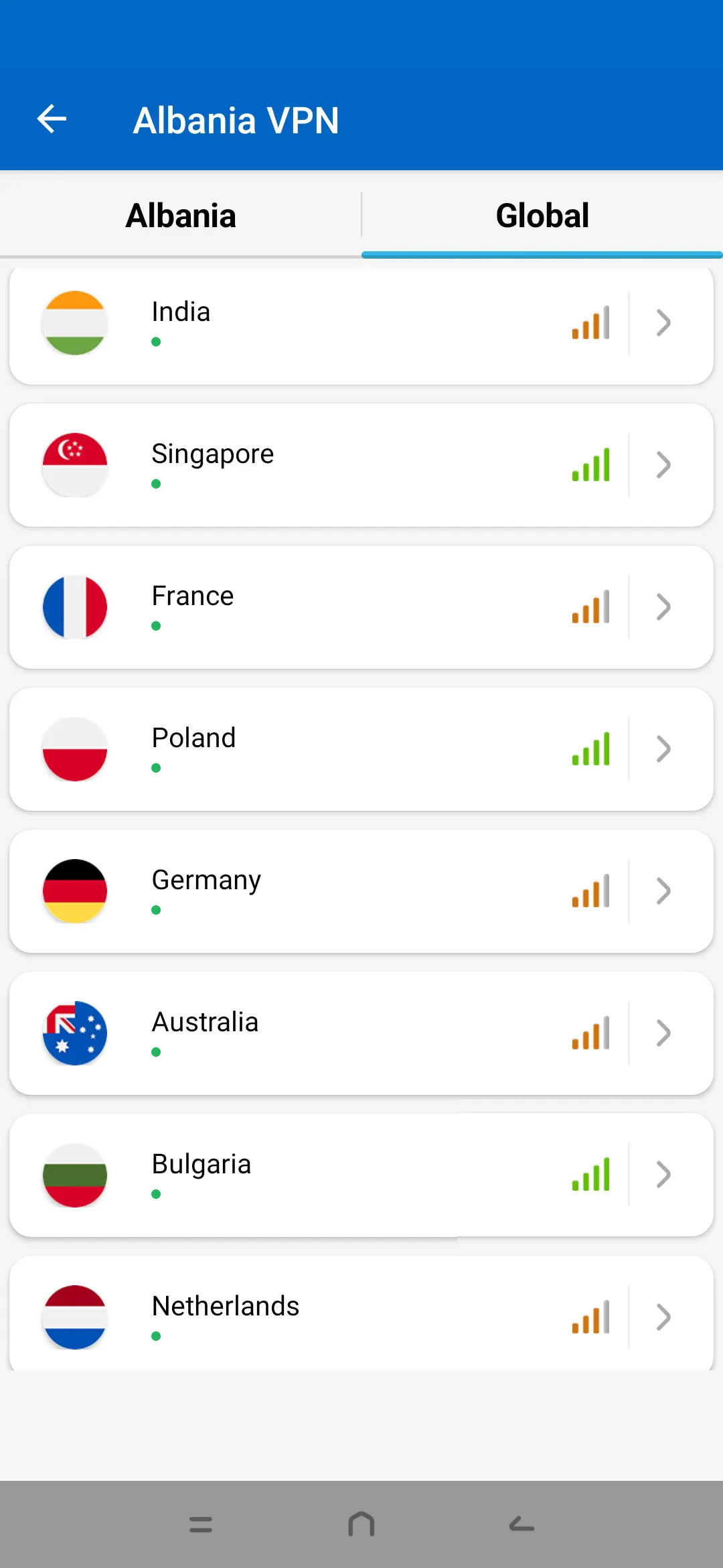 Albania VPN - Fast & Secure | Indus Appstore | Screenshot