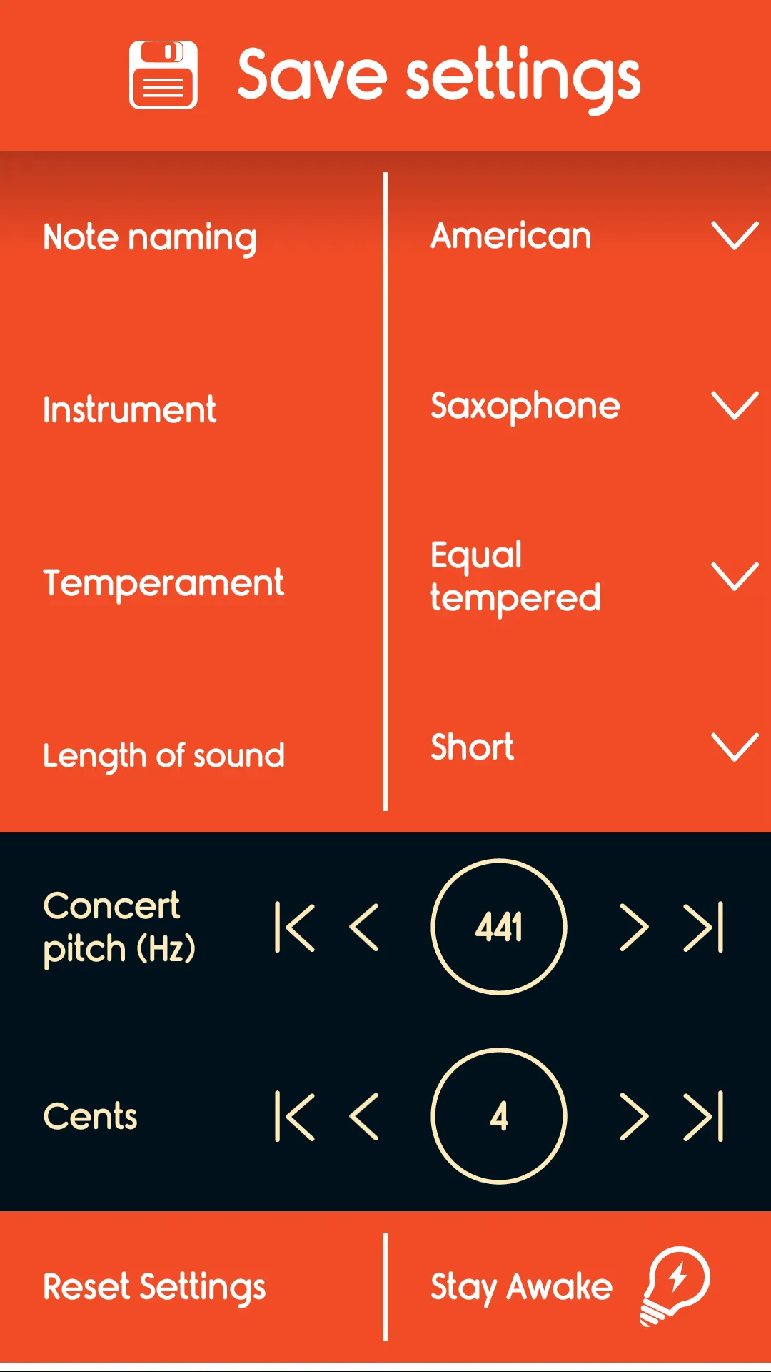 Master Saxophone Tuner | Indus Appstore | Screenshot