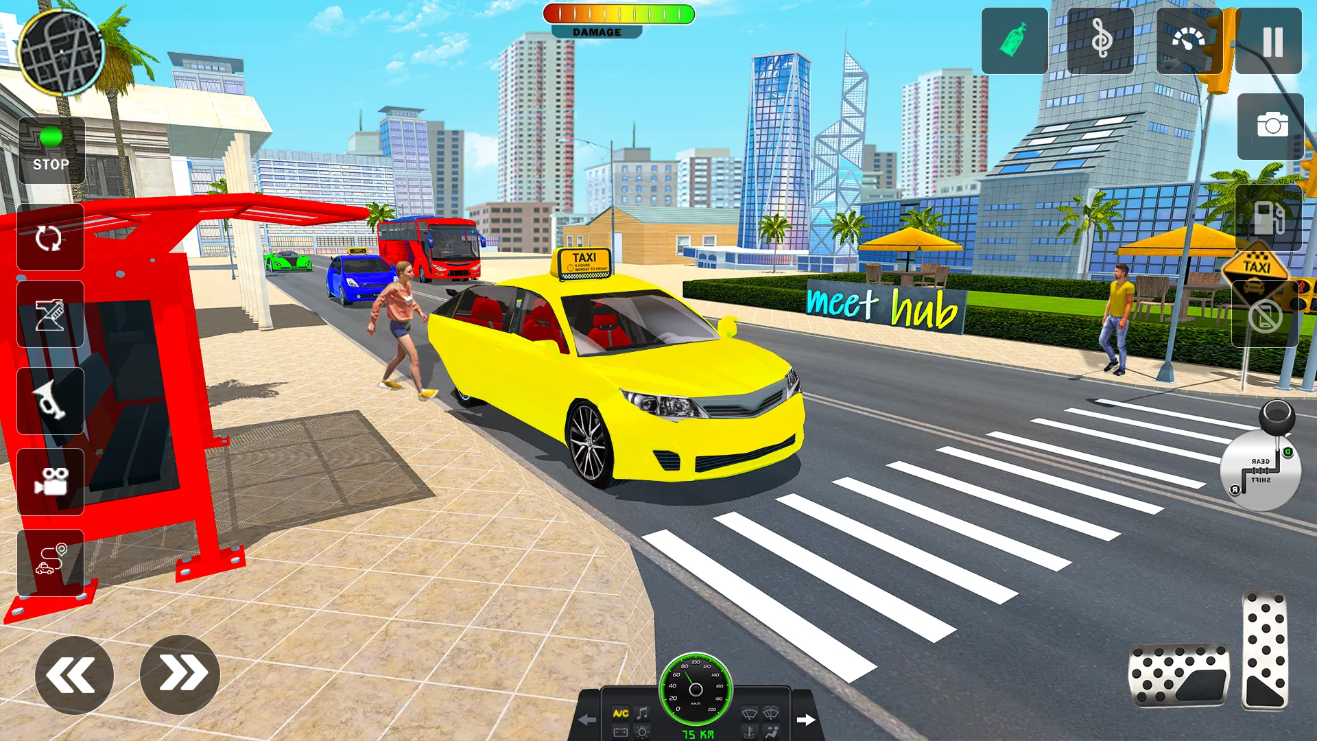 Taxi Cab Car driving school 3d | Indus Appstore | Screenshot