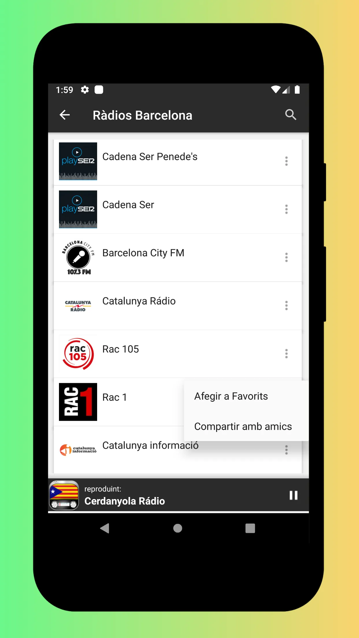 Radio Catalonia - Radio FM AM | Indus Appstore | Screenshot