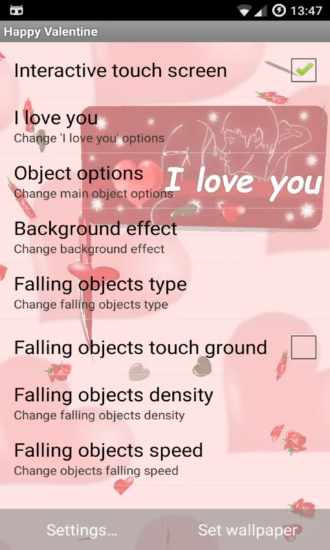 Happy Valentine LWP | Indus Appstore | Screenshot