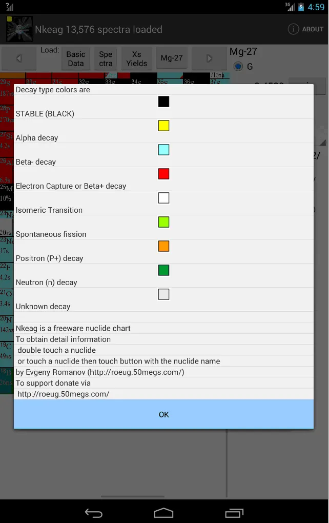 Nkeag Android Nuclide Explorer | Indus Appstore | Screenshot