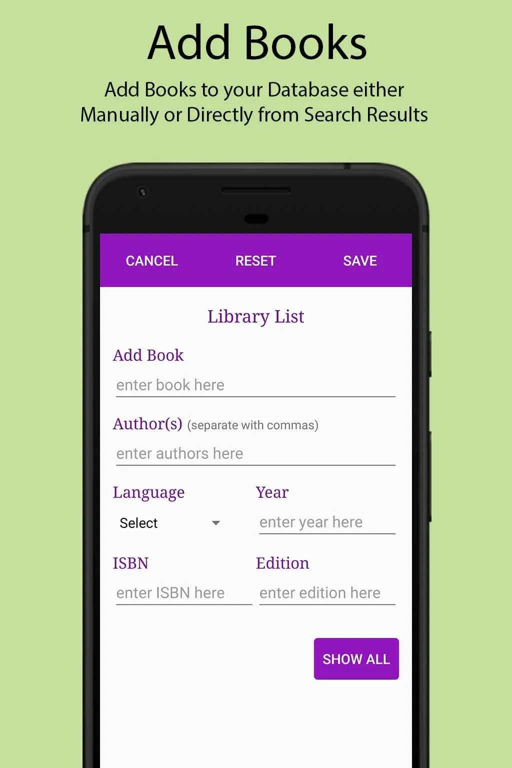 Offline Books Database | Indus Appstore | Screenshot