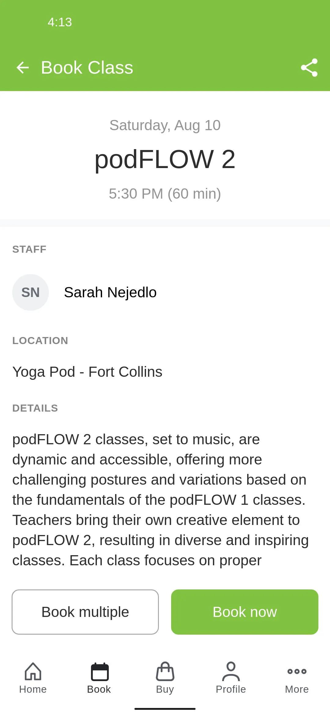 Yoga Pod | Indus Appstore | Screenshot