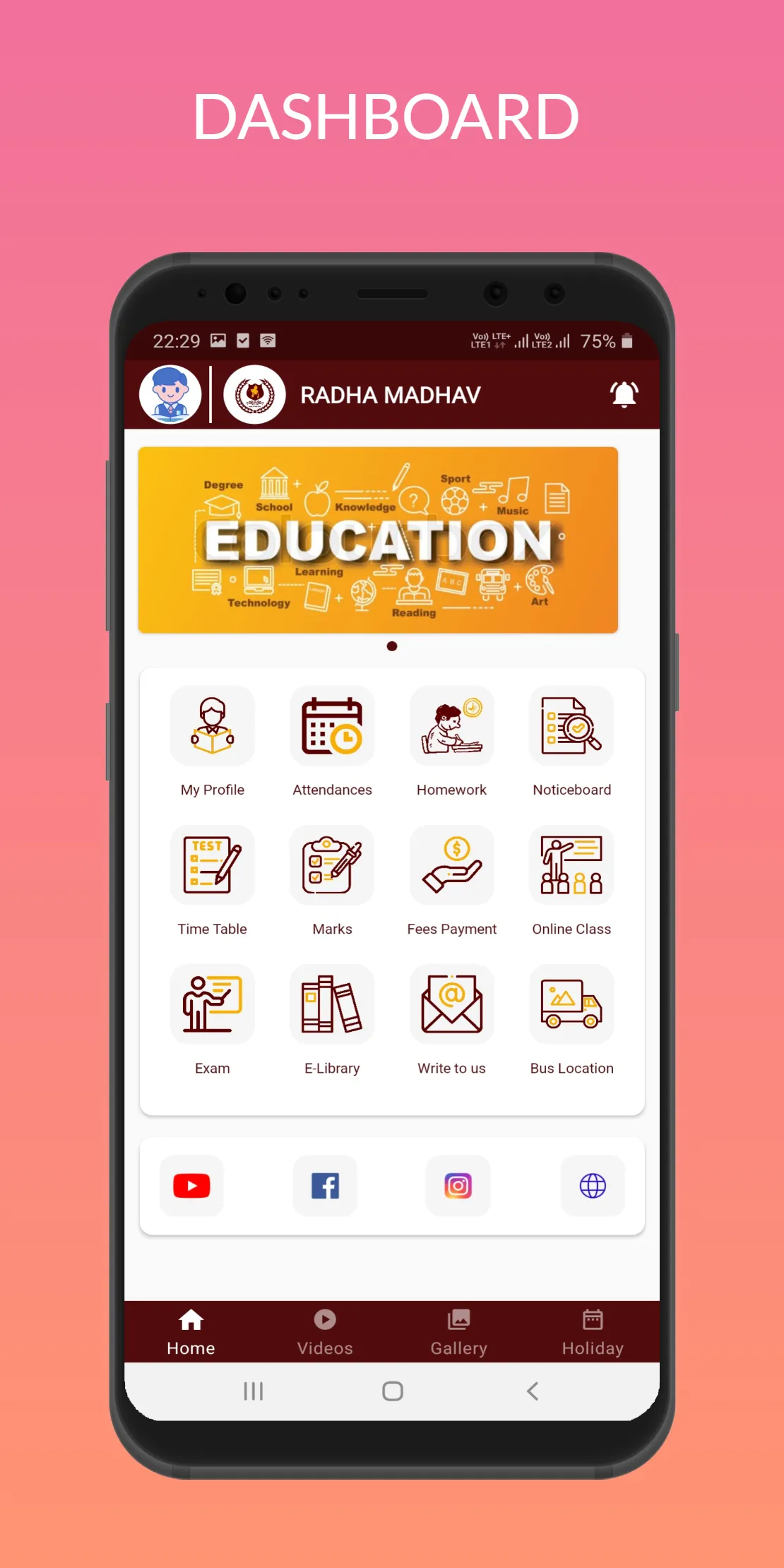 Radha Madhav Global School | Indus Appstore | Screenshot