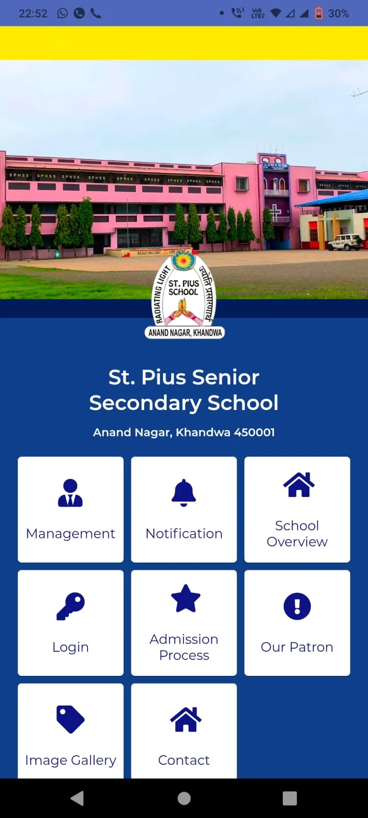 St. Pius Sr Sec School Khandwa | Indus Appstore | Screenshot