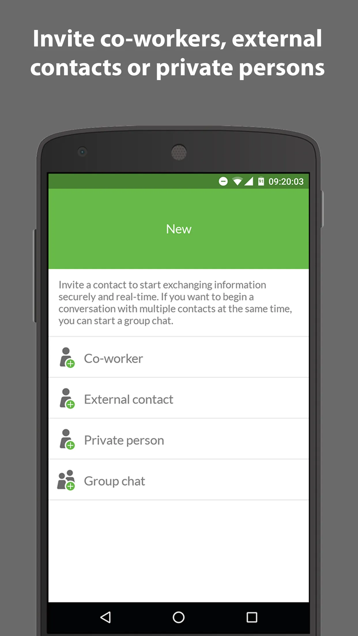 Alterdesk messenger | Indus Appstore | Screenshot