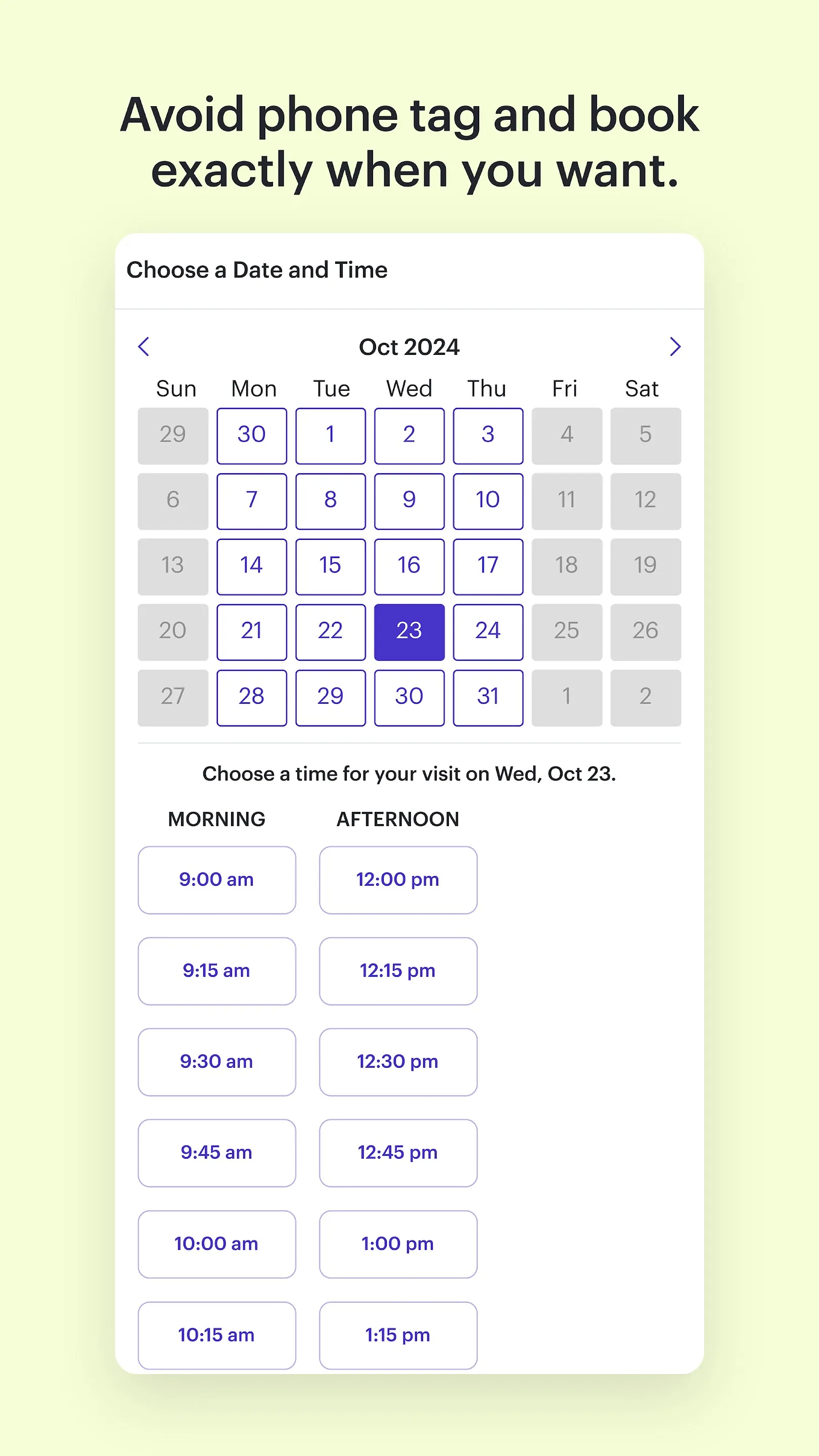 Schedulicity | Indus Appstore | Screenshot