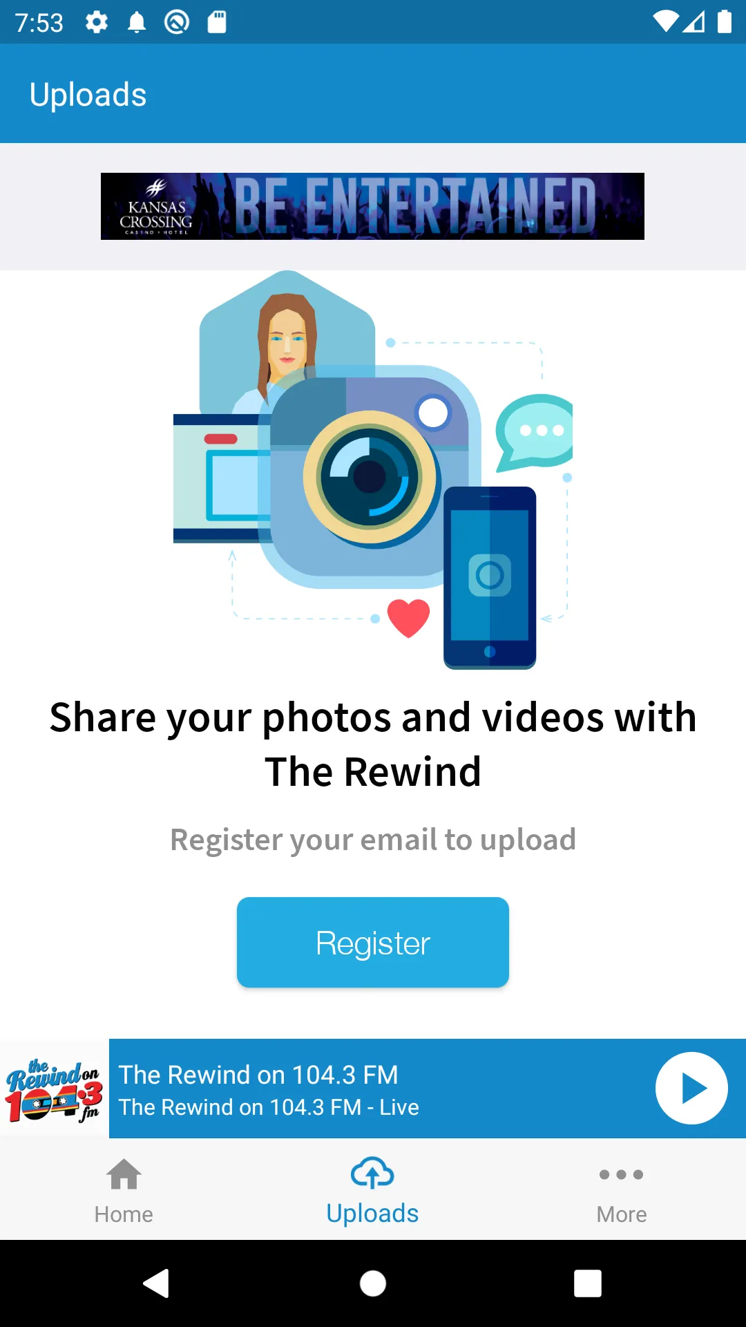 The Rewind on 104.3 | Indus Appstore | Screenshot