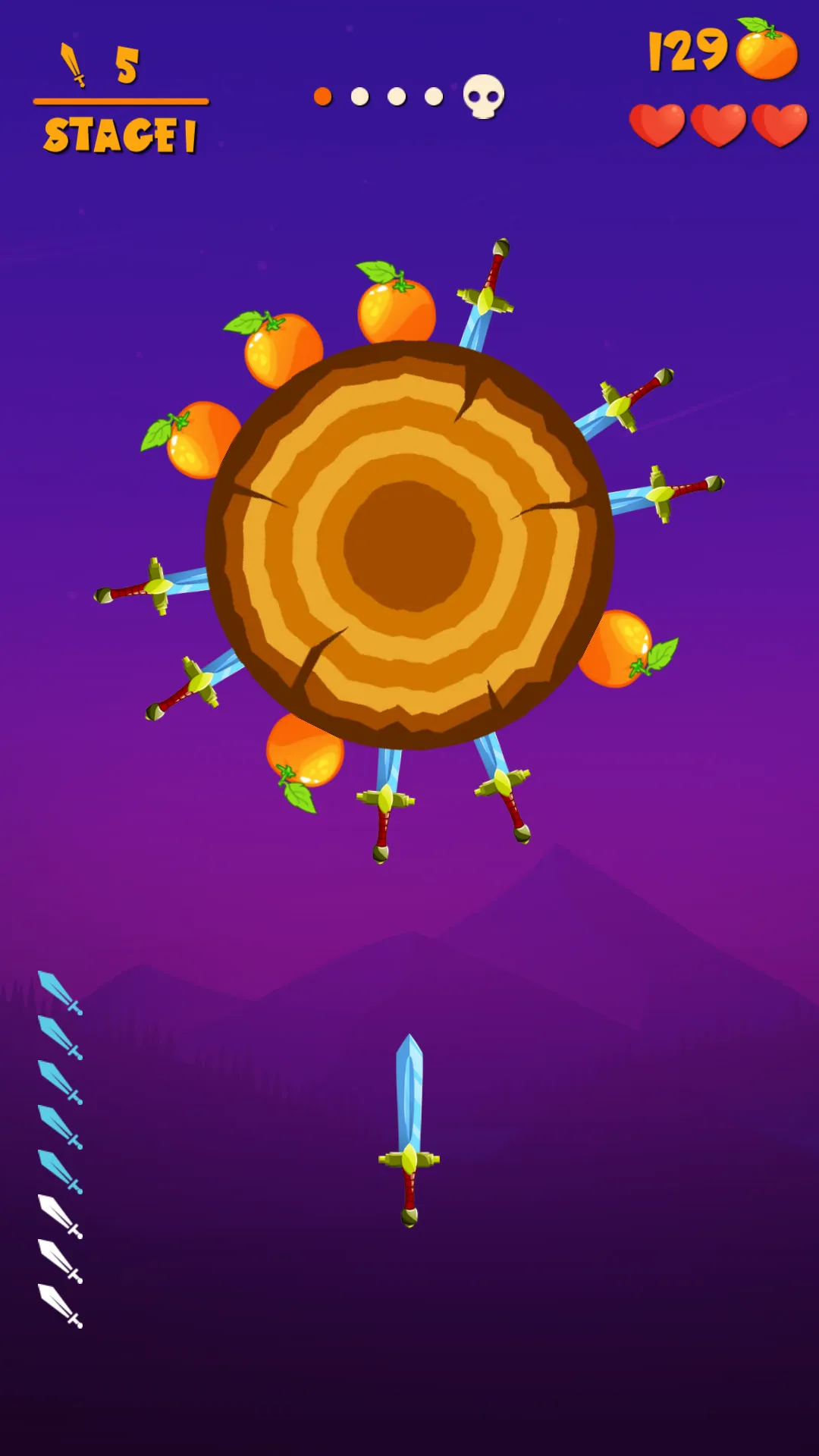 Knife Shooter: Throw & Hit | Indus Appstore | Screenshot