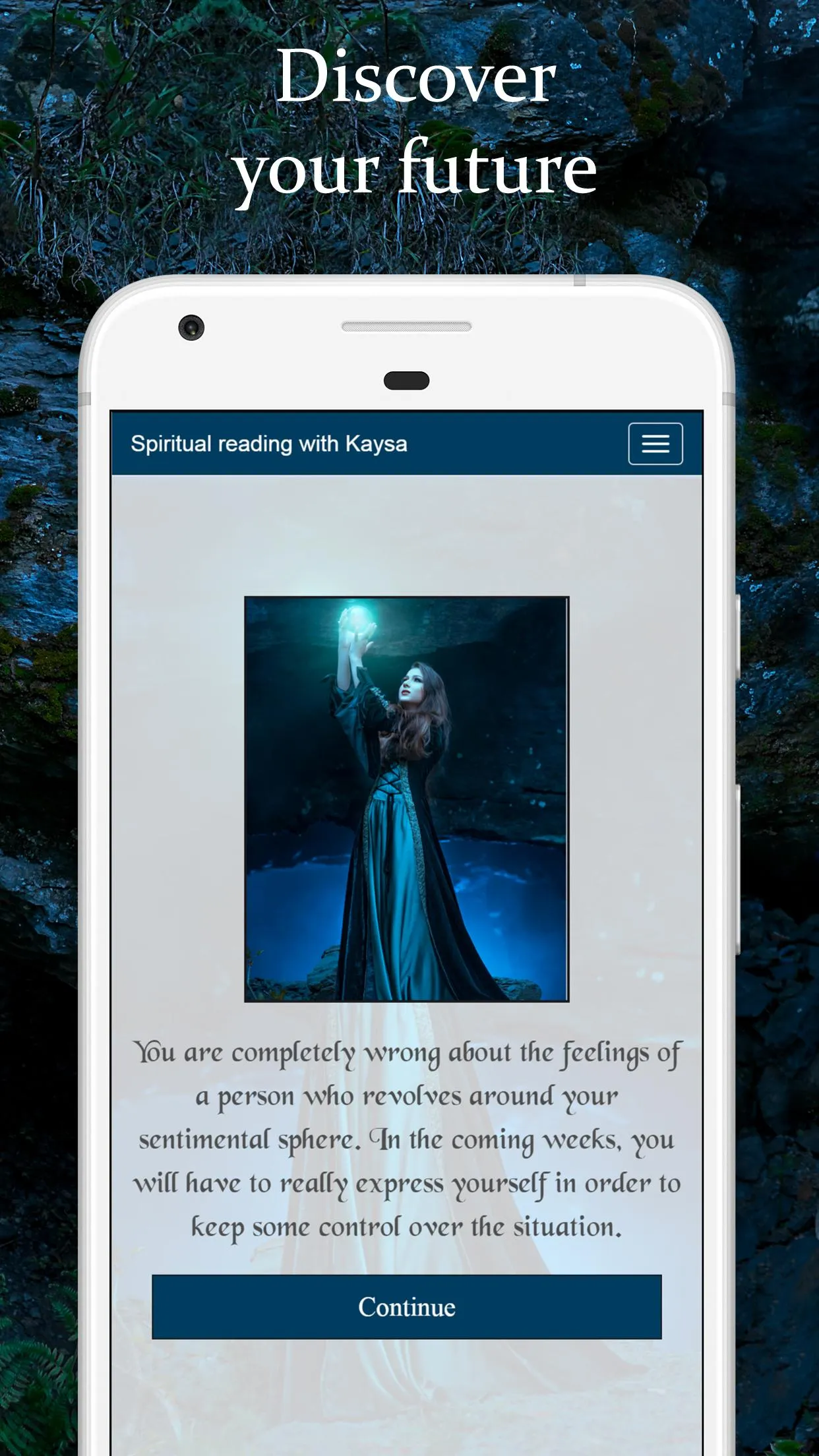 Spiritual reading with Kaysa | Indus Appstore | Screenshot