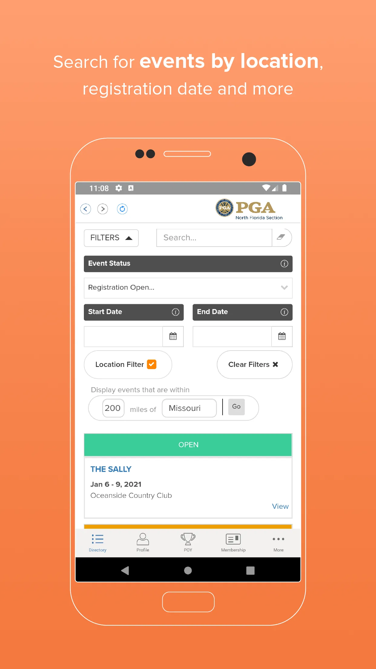 North Florida PGA Section | Indus Appstore | Screenshot