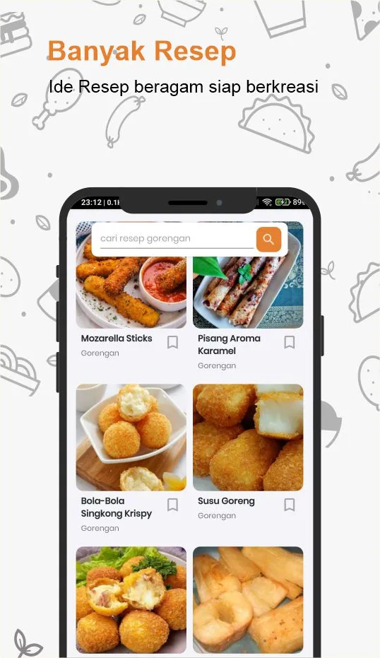 resep gorengan offline | Indus Appstore | Screenshot