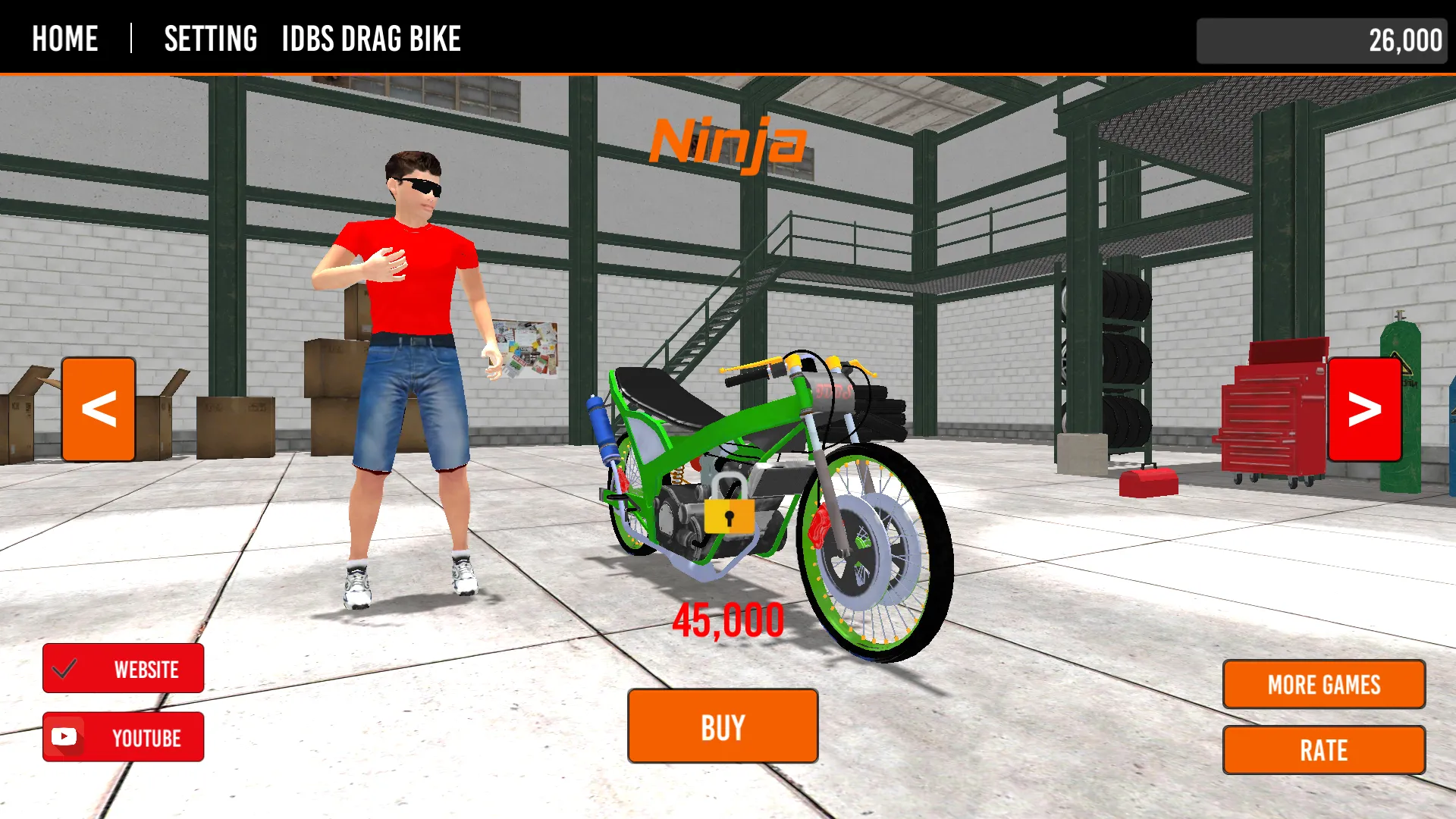 IDBS Drag Bike Simulator | Indus Appstore | Screenshot