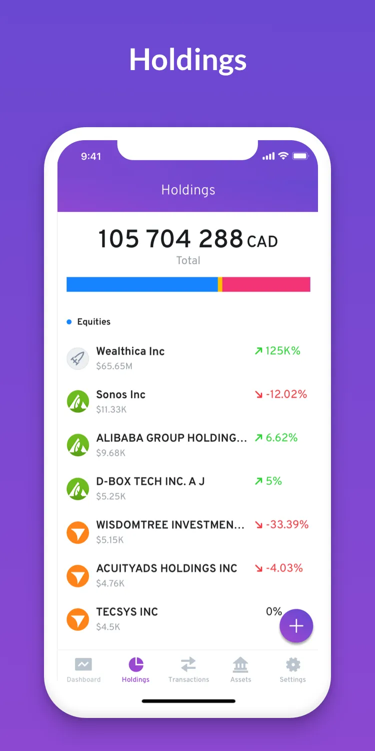 Wealthica | Indus Appstore | Screenshot