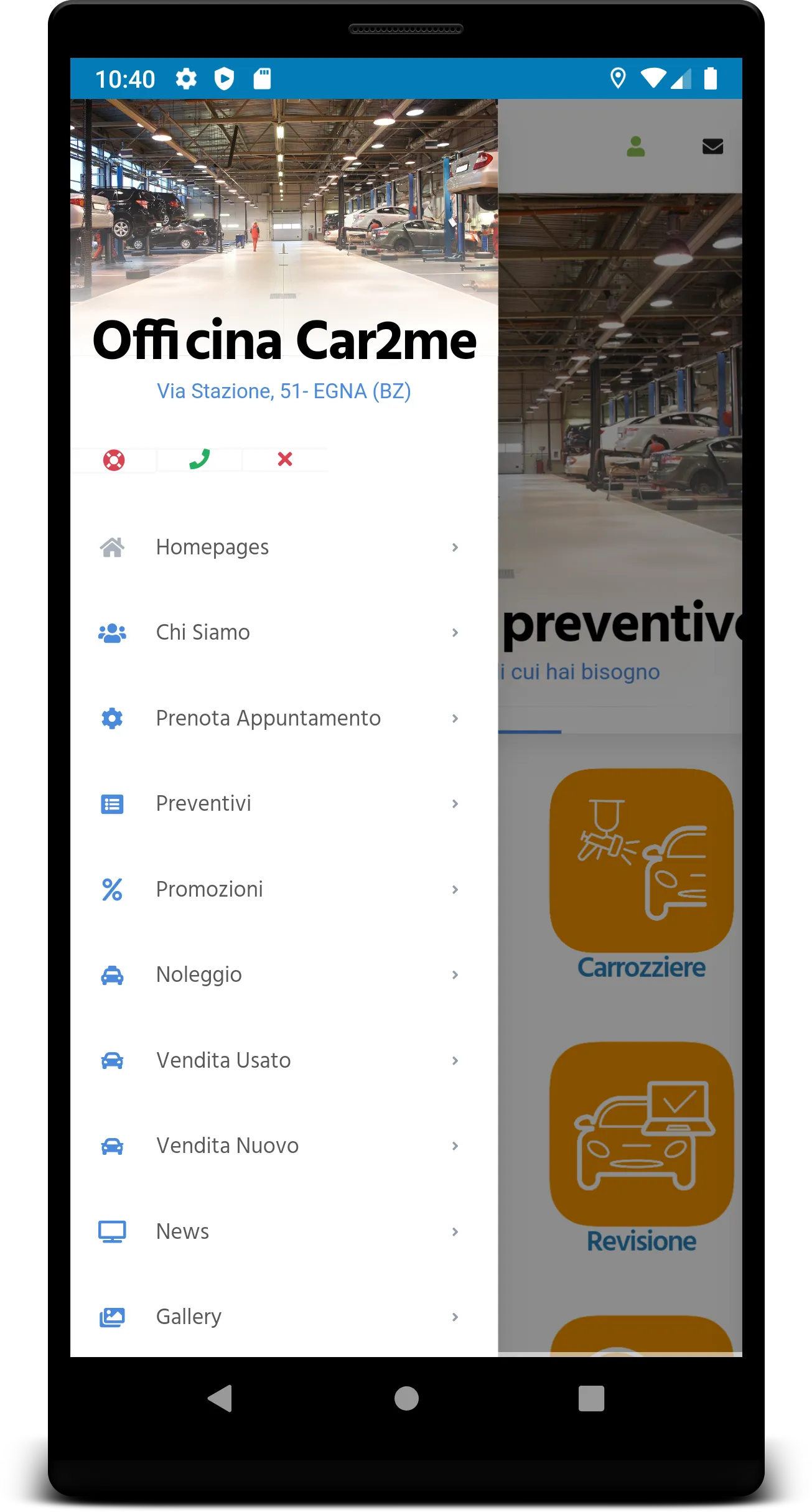 Officina Car2me | Indus Appstore | Screenshot