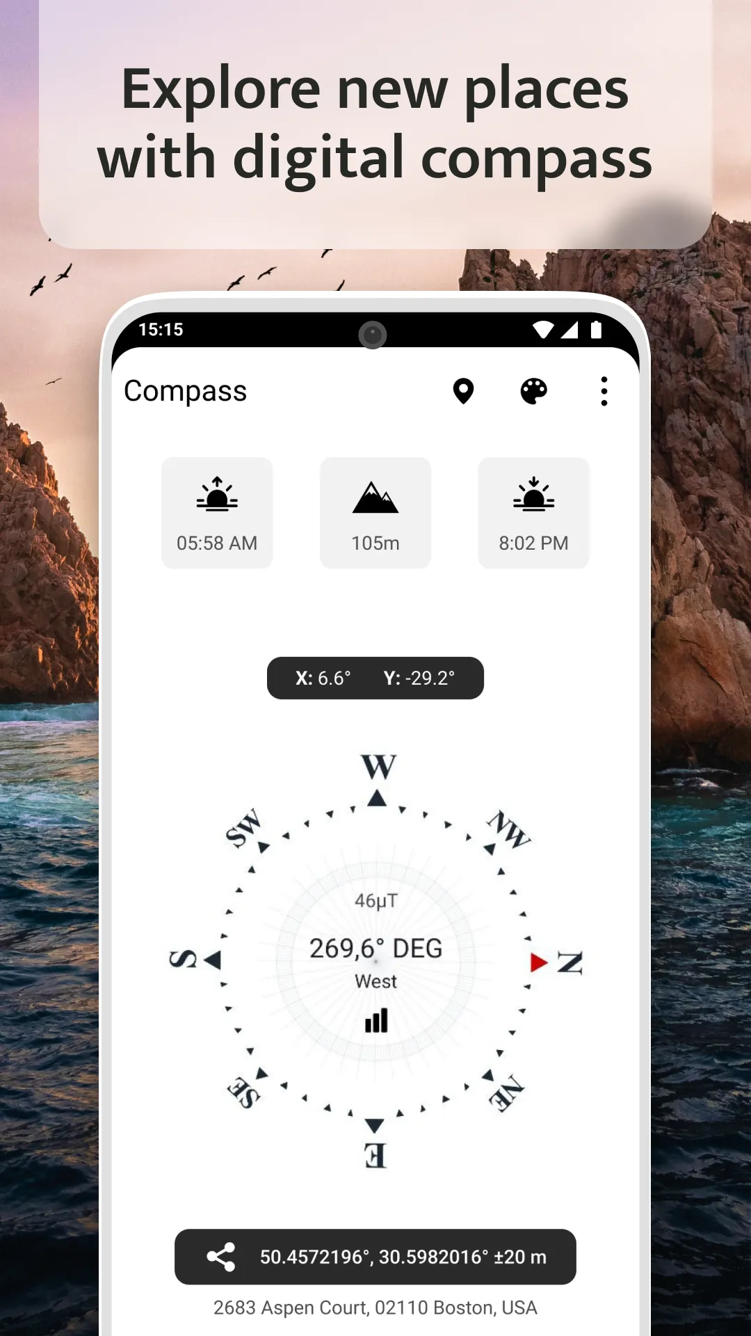 Compass - Digital Compass 2025 | Indus Appstore | Screenshot