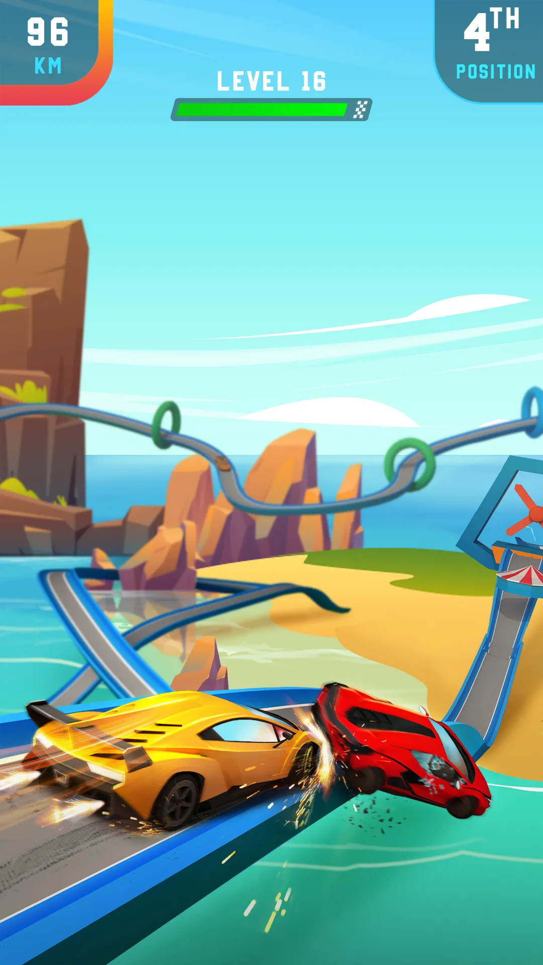 FlyCar : Race Rush 3D | Indus Appstore | Screenshot