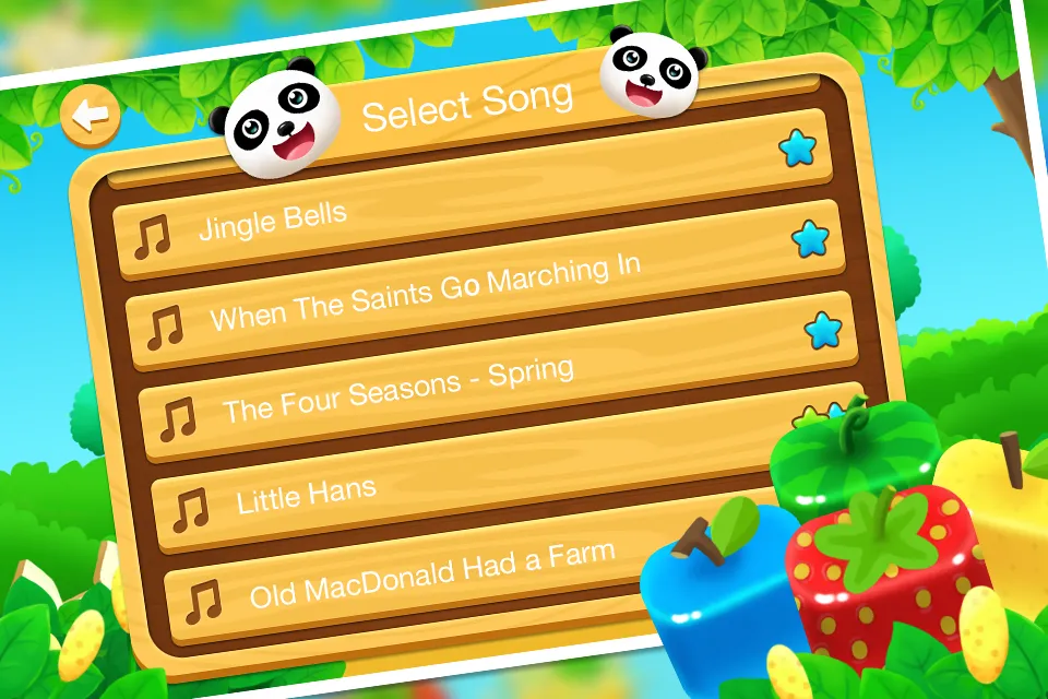 Panda Piano - Fruit Party | Indus Appstore | Screenshot