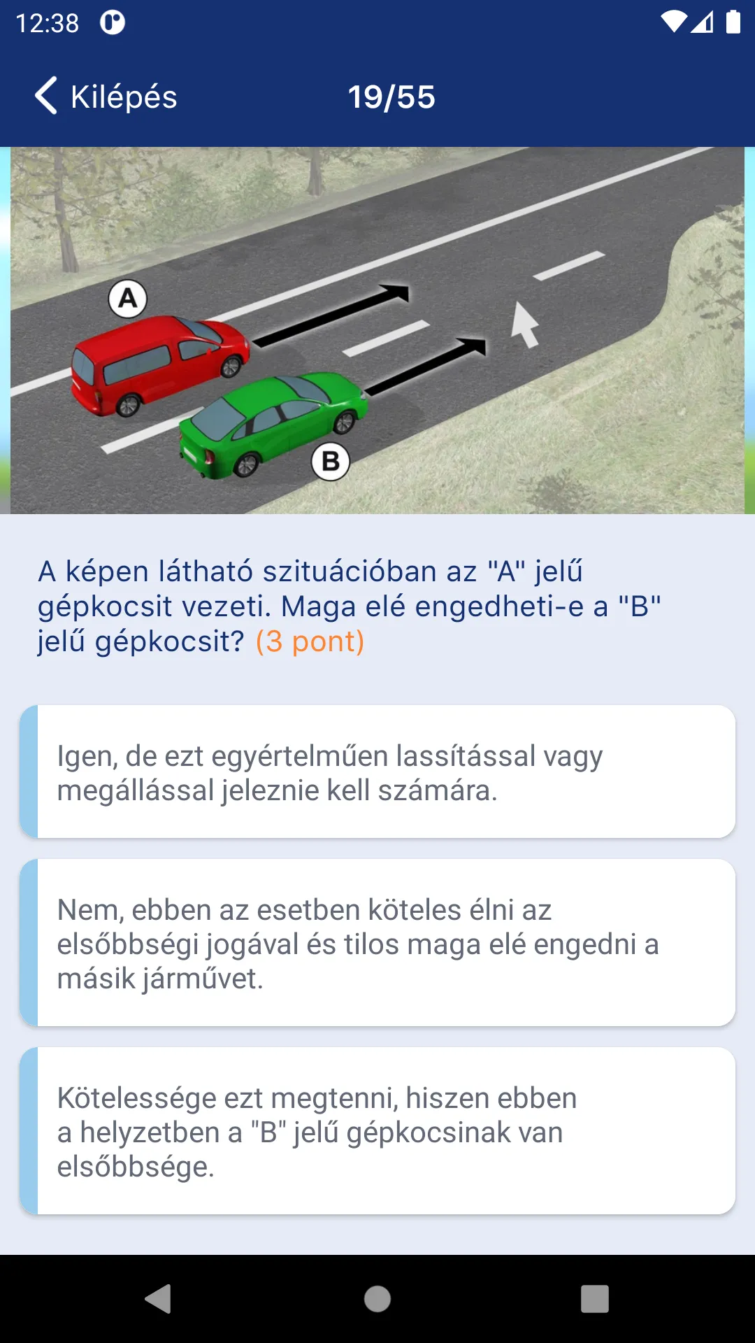 KreszTeszt | Indus Appstore | Screenshot