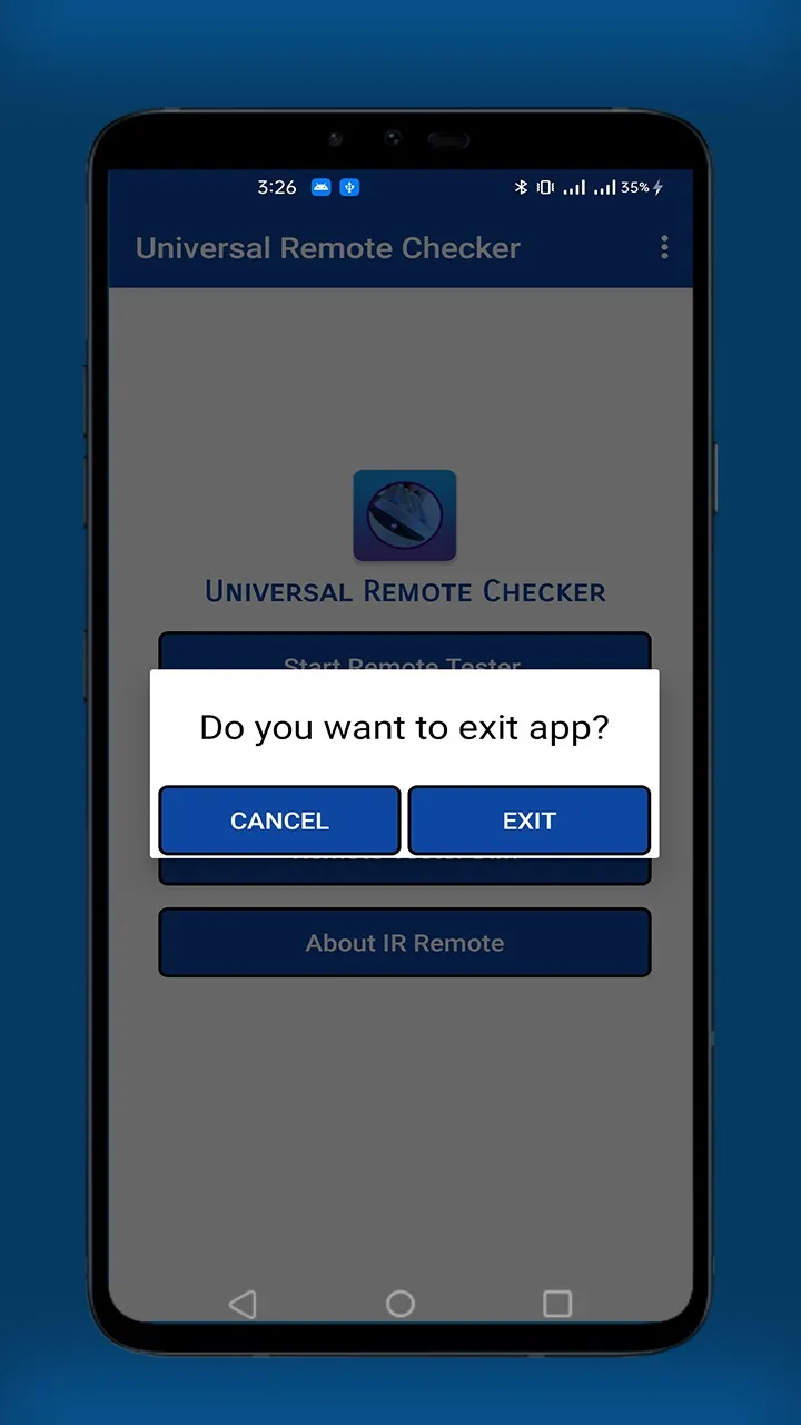 Universal IR Remote Tester - I | Indus Appstore | Screenshot