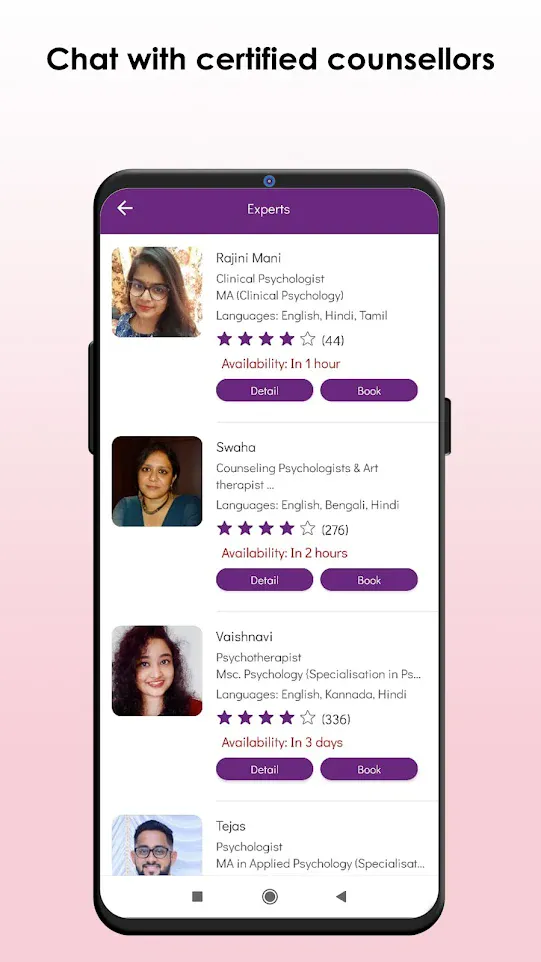 Pinkymind: Online Counseling | Indus Appstore | Screenshot