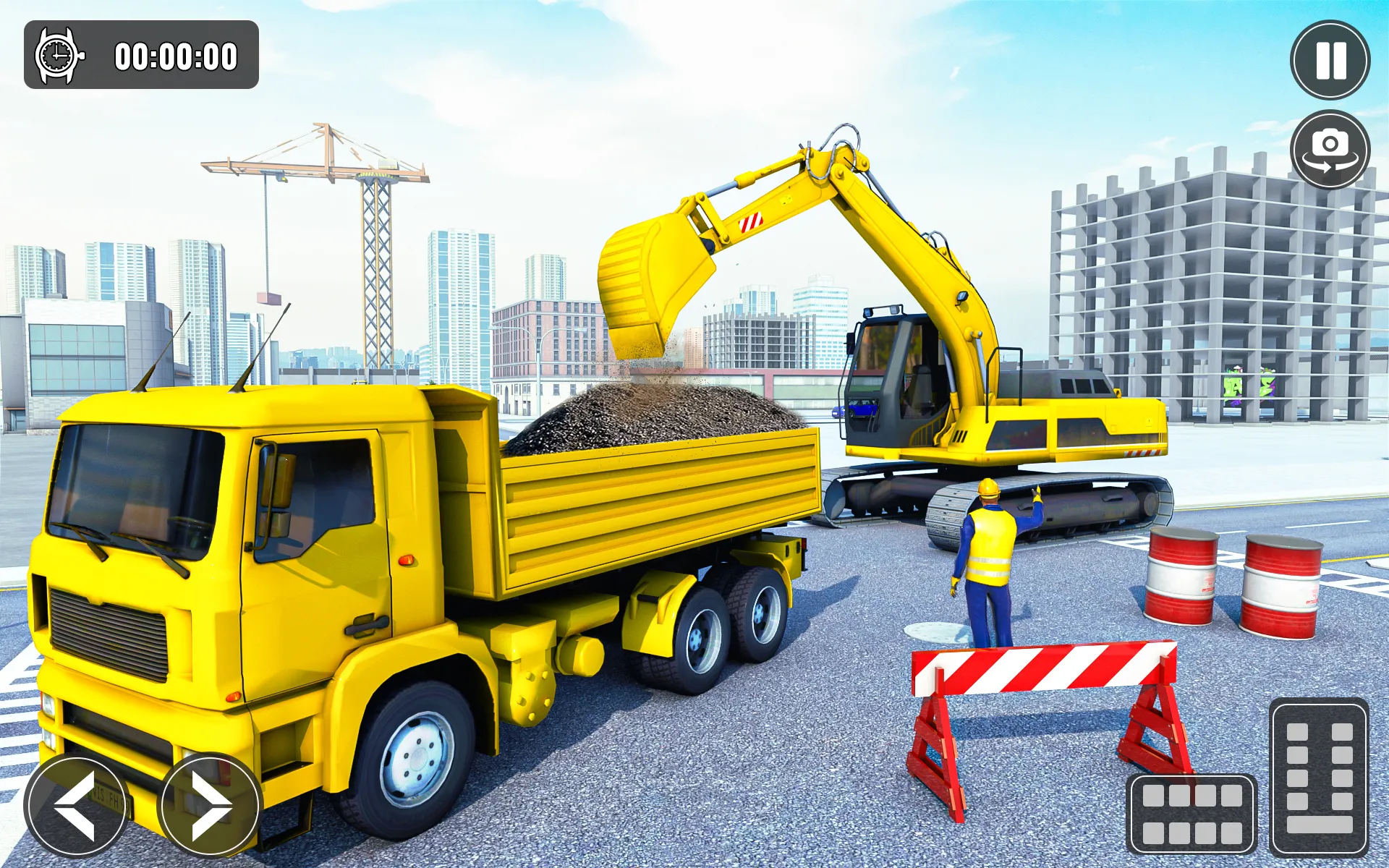 Snow Excavator Road Truck Game | Indus Appstore | Screenshot