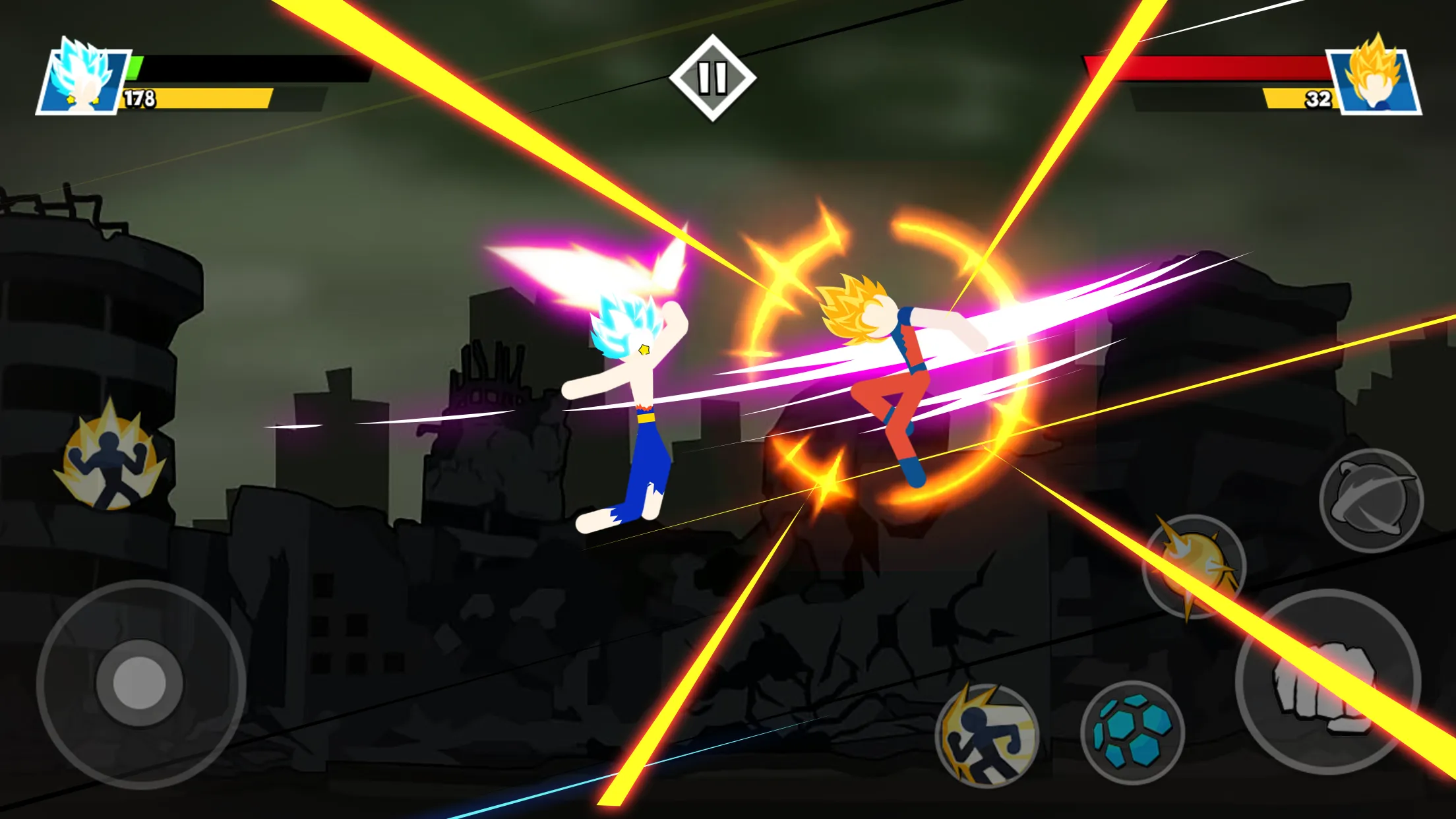 Stick Warriors Shadow Fight | Indus Appstore | Screenshot