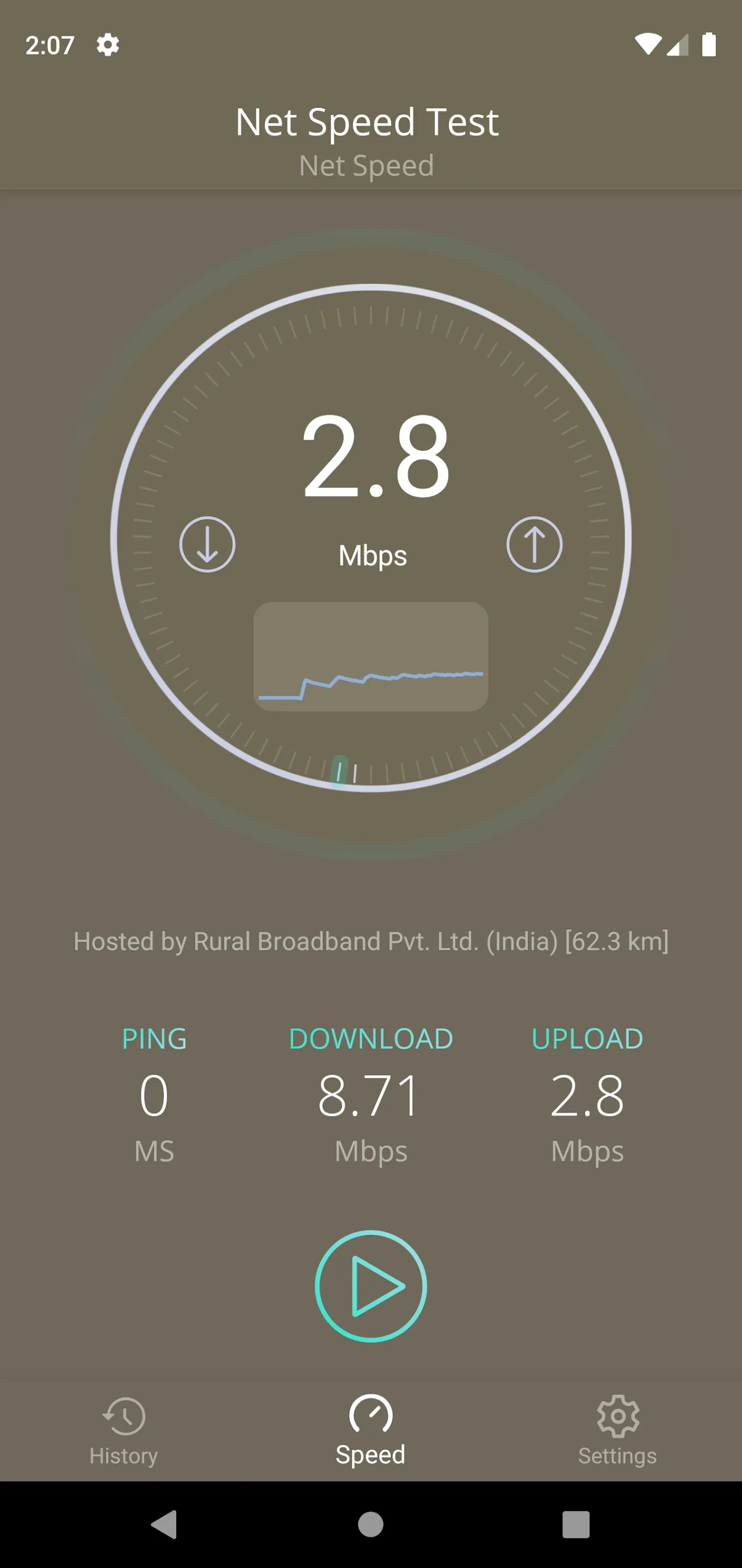 Internet Speed Test App | Indus Appstore | Screenshot