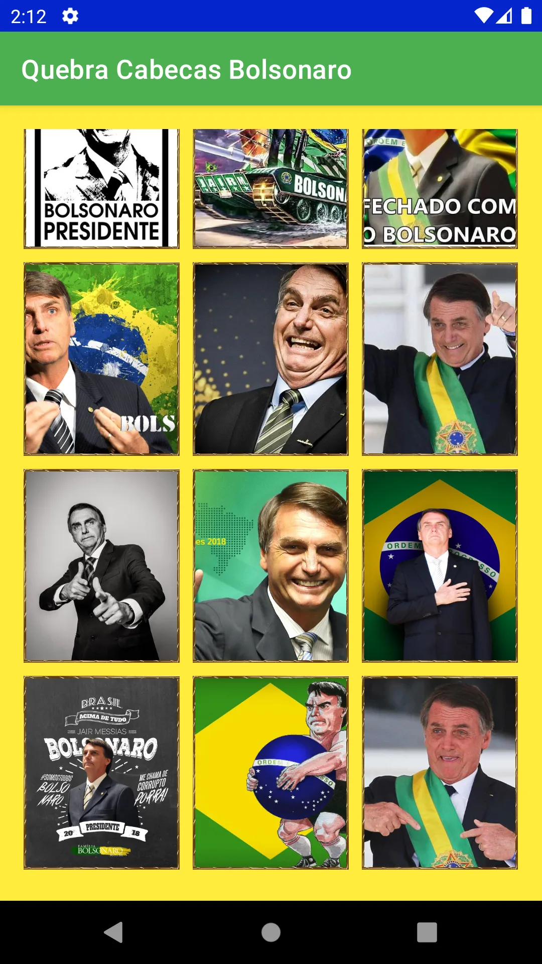 Quebra-Cabeças Bolsonaro | Indus Appstore | Screenshot