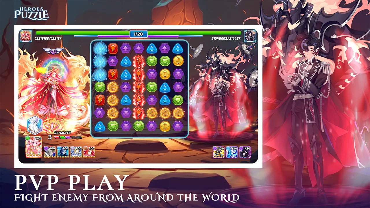 Heroes & Puzzles: Match-3 RPG | Indus Appstore | Screenshot