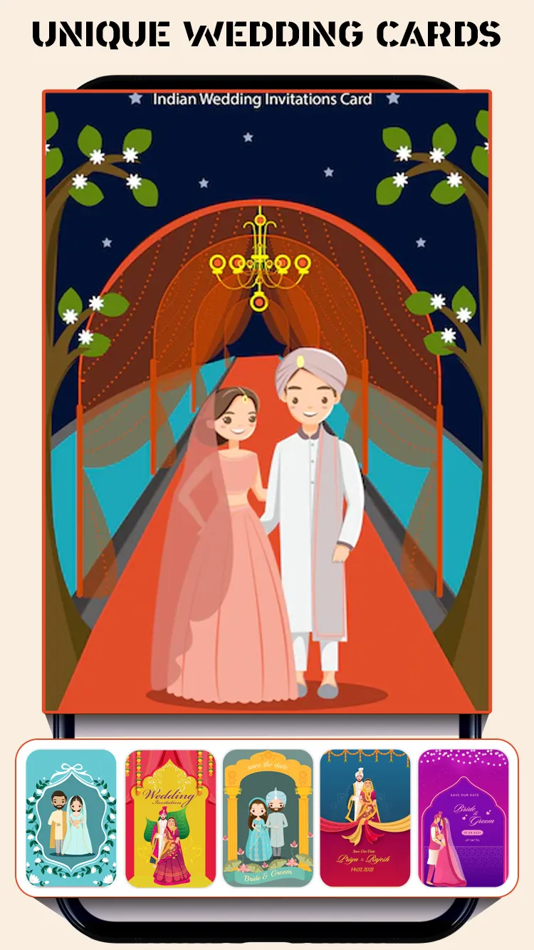 Wedding Invitation Card Maker | Indus Appstore | Screenshot