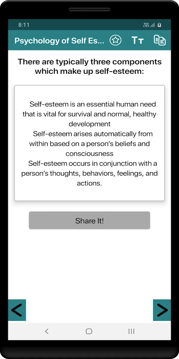 Psychology of Self Esteem | Indus Appstore | Screenshot