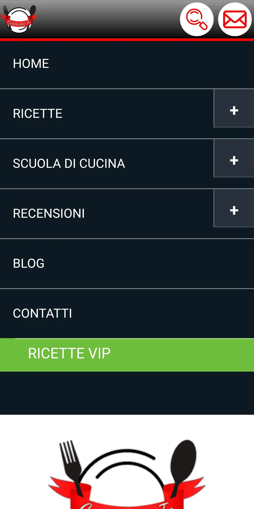 Cucina per Te: le Ricette | Indus Appstore | Screenshot