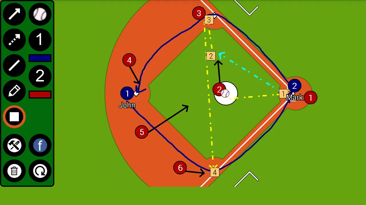 Baseball Tactic Board | Indus Appstore | Screenshot