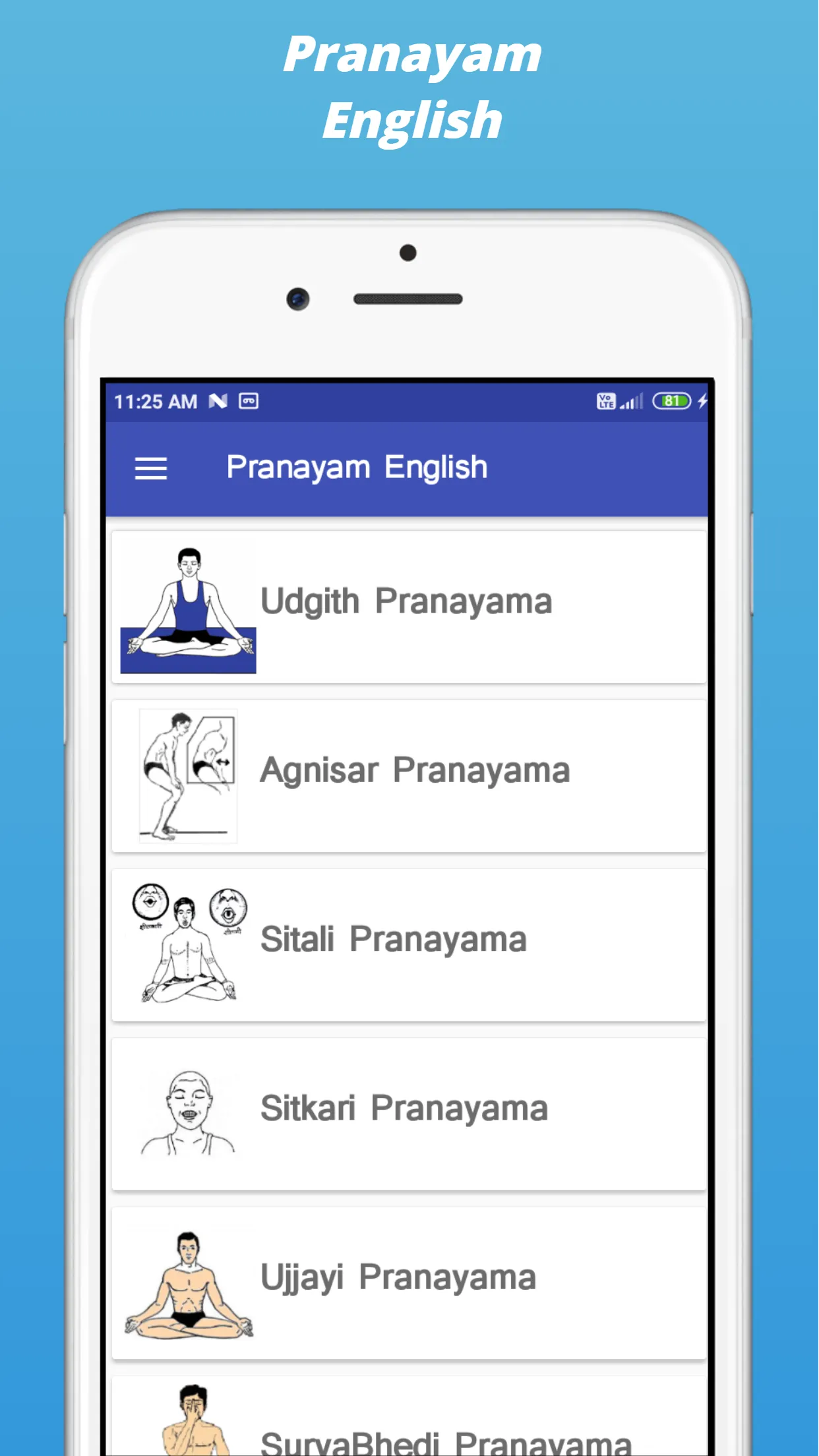 Pranayam in Hindi English Guj | Indus Appstore | Screenshot