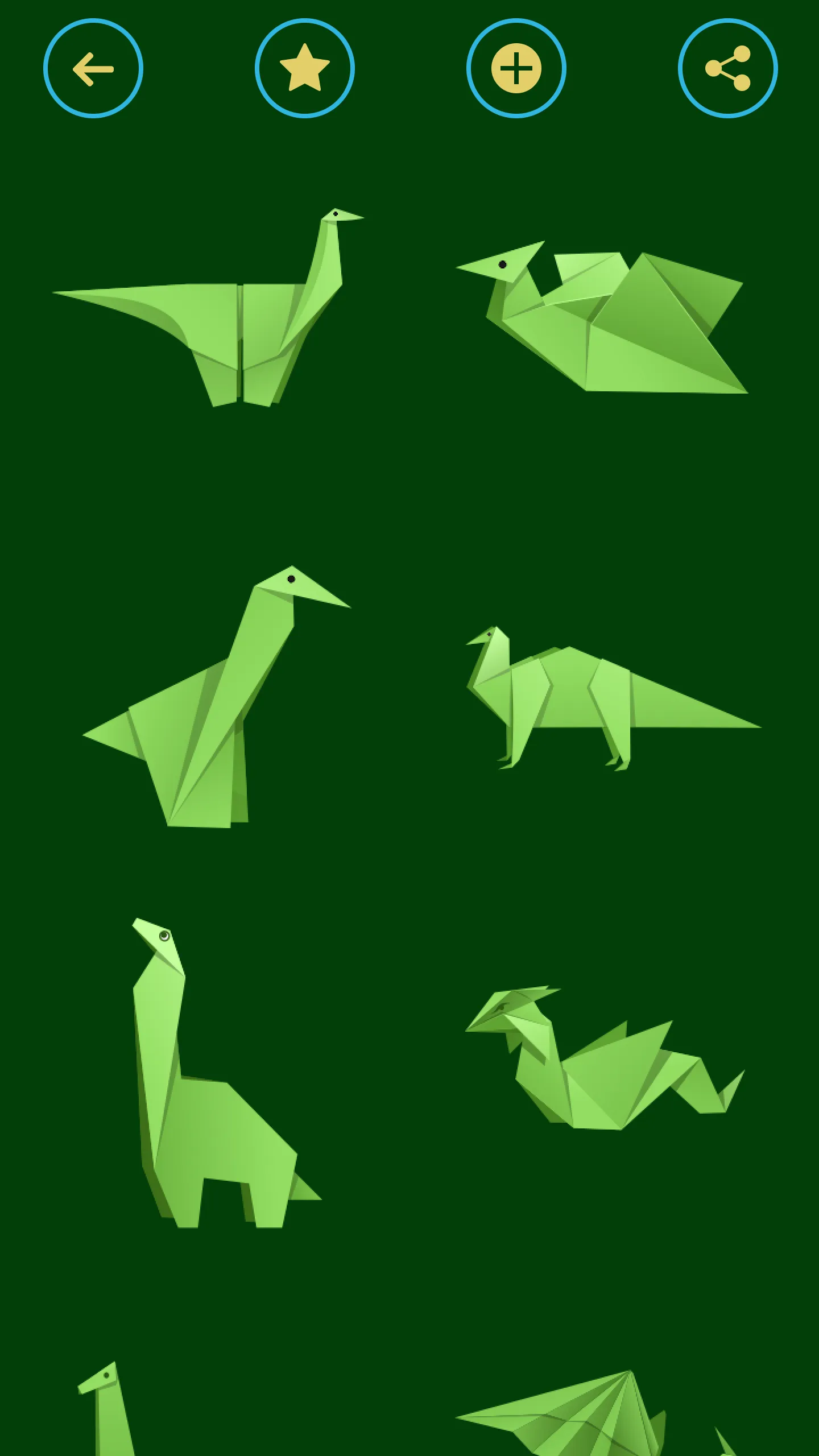 Origami Dinosaurs & Dragons | Indus Appstore | Screenshot