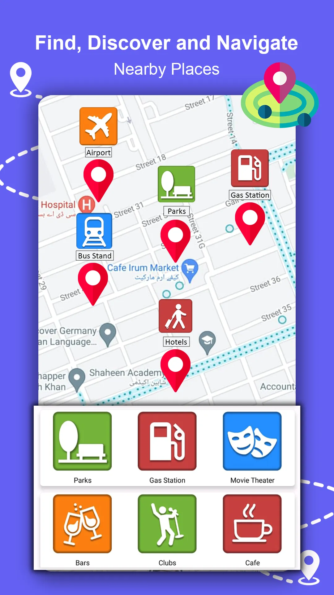 GPS navigation, maps & route | Indus Appstore | Screenshot