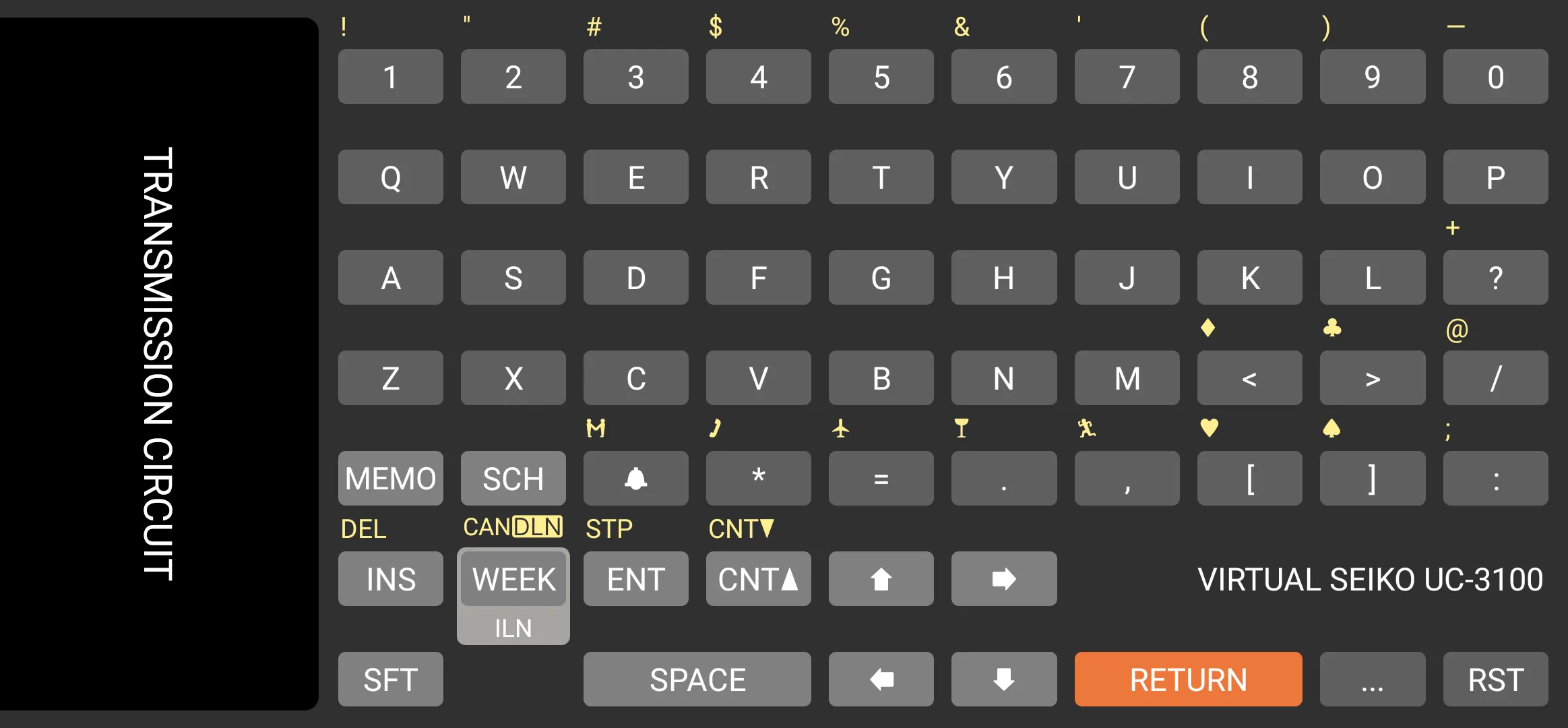 Keyboard for Seiko UC-2000 | Indus Appstore | Screenshot