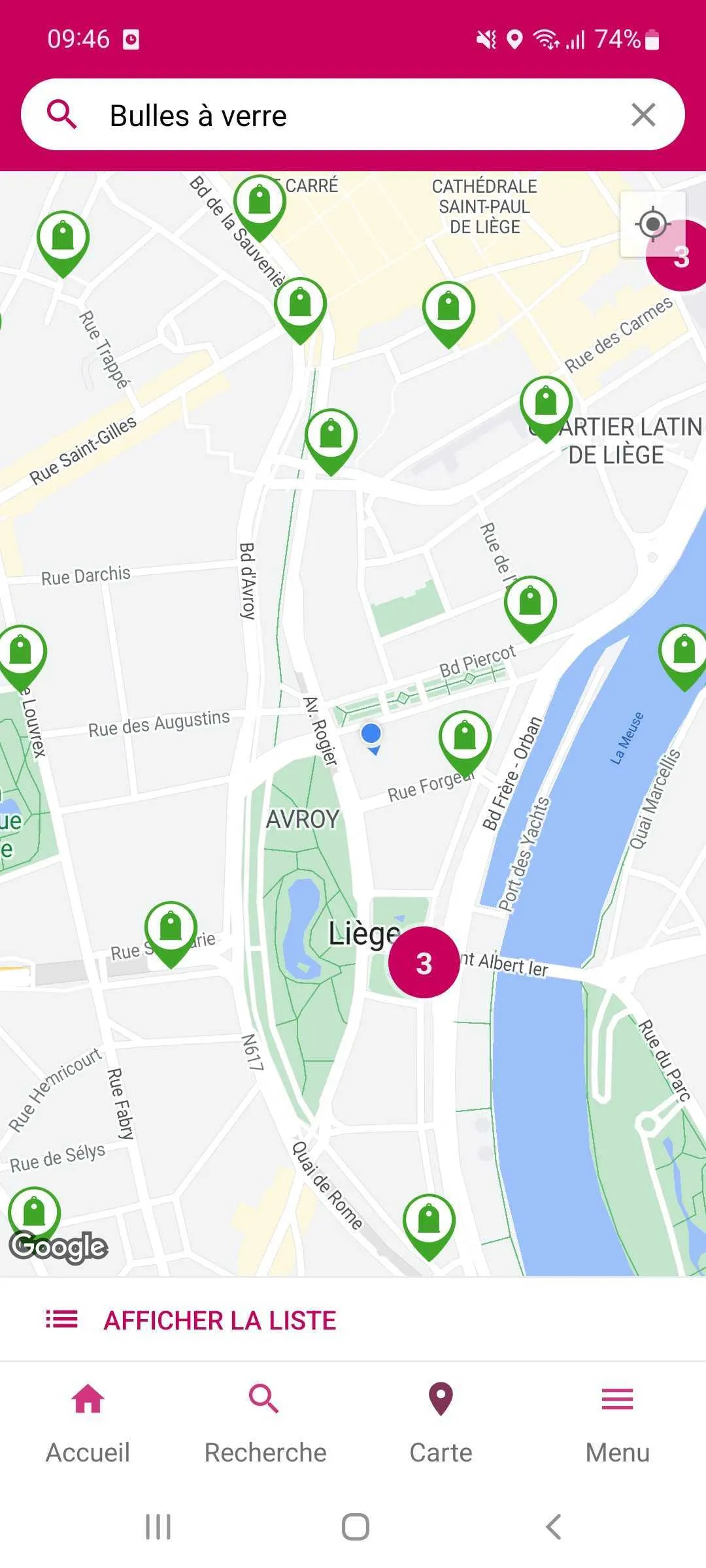 Liège en poche | Indus Appstore | Screenshot