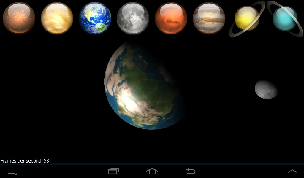 System Solar Planets | Indus Appstore | Screenshot