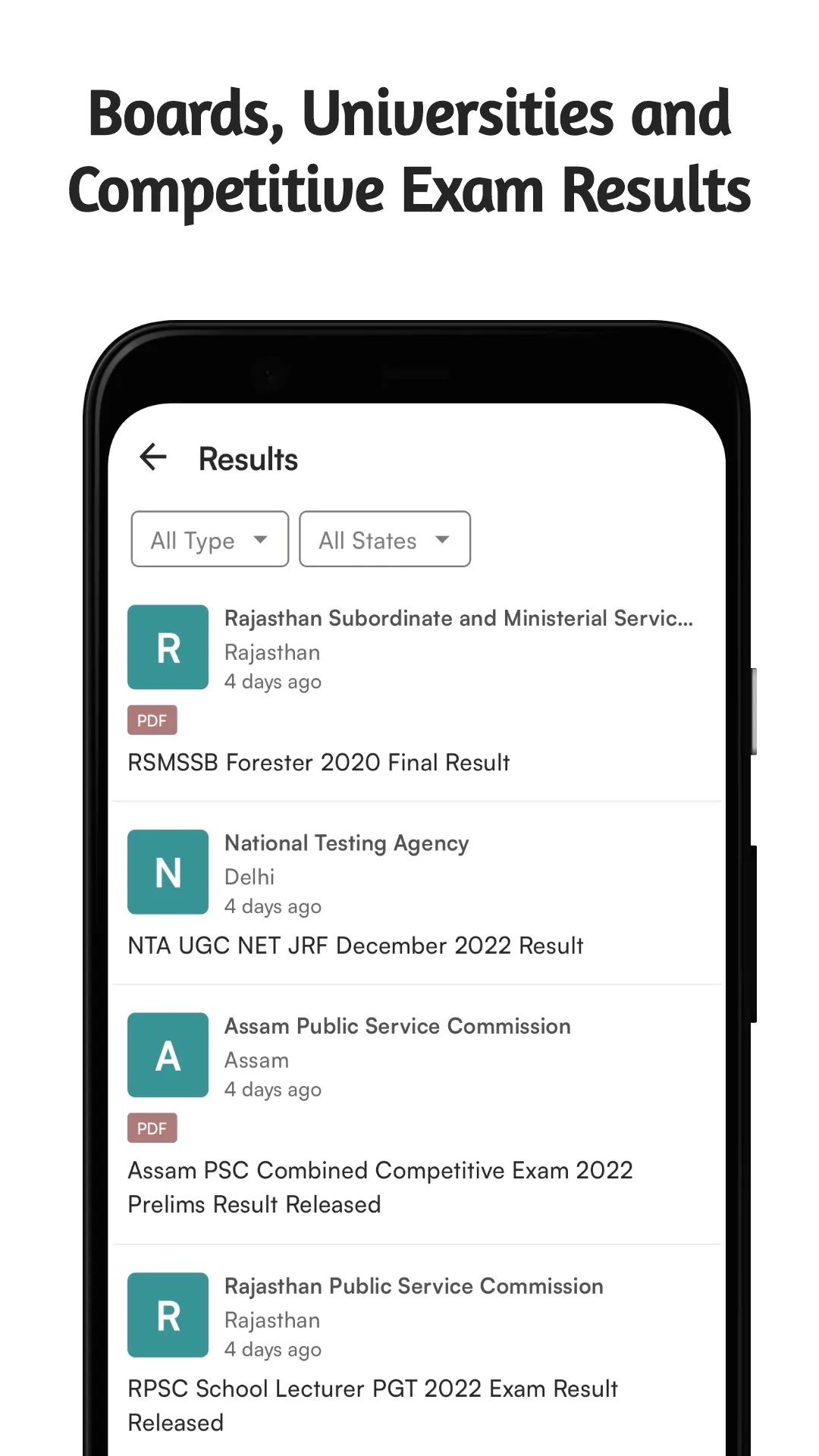 All Results : Result | Job | Indus Appstore | Screenshot