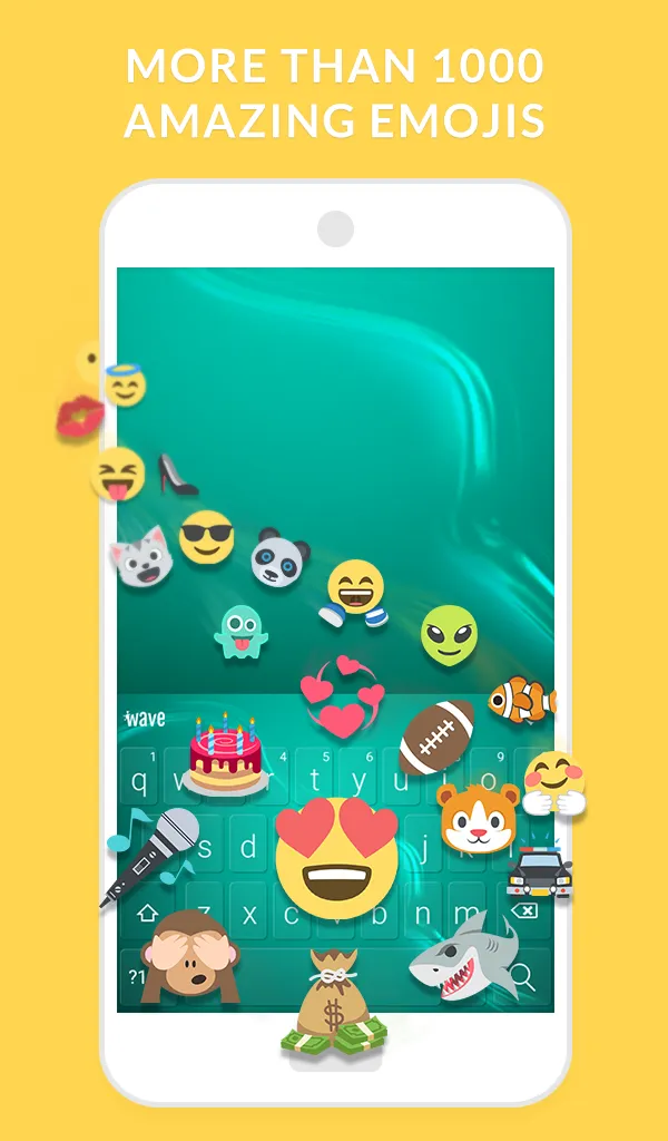 Wave Animated Keyboard Emoji | Indus Appstore | Screenshot